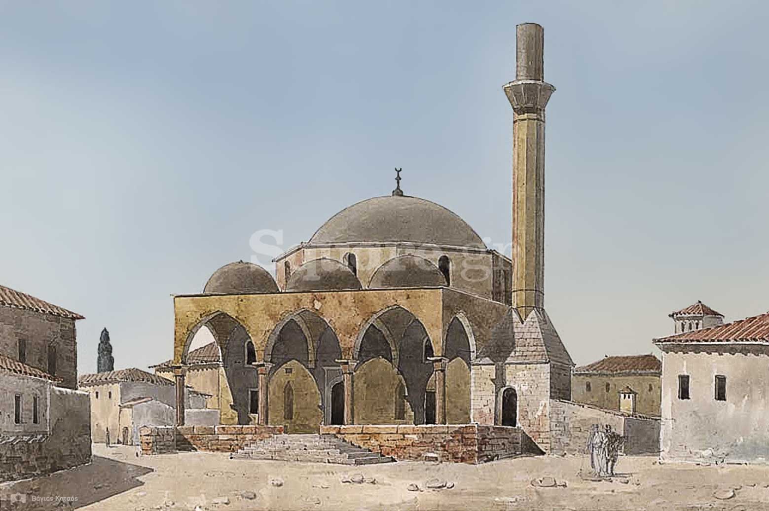 5-Μουσουλμανικό-τέμενος-της-Χαλκίδας-πιθανότατα-το-Εμιρ-Ζαδέ-που-και-σήμερα-διασώζεται