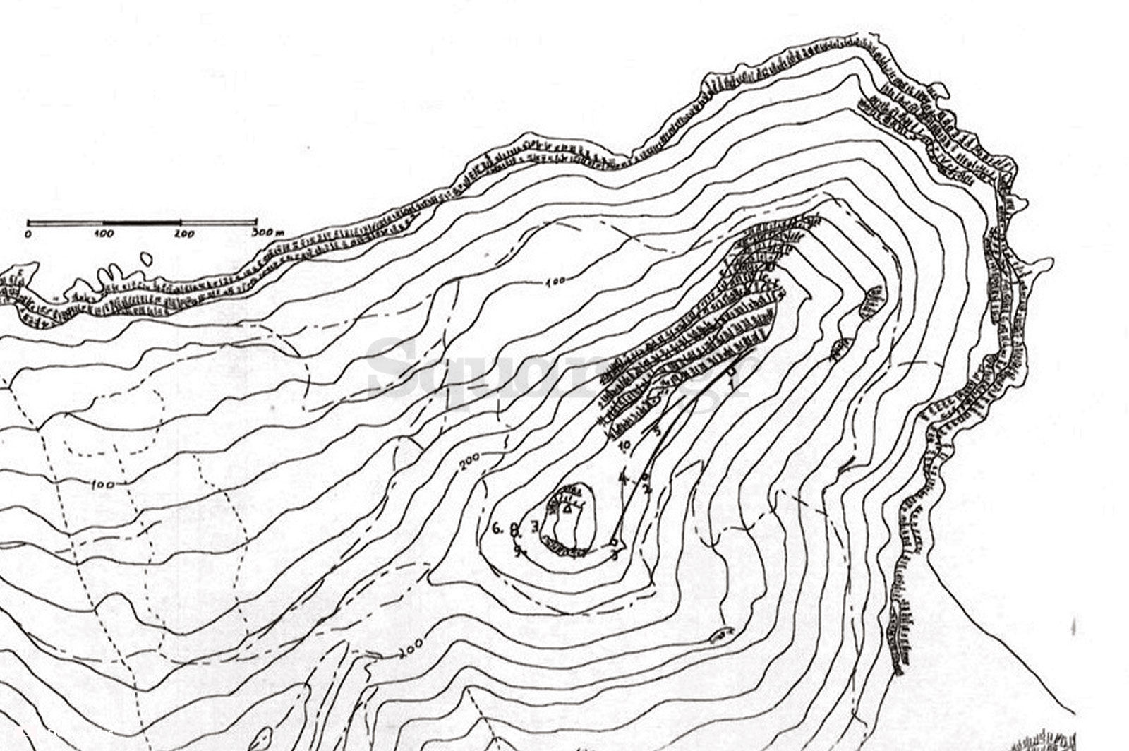 15-Σχεδιάγραμμα-της-τοποθεσίας-του-ακρωτηρίου-της-Φυλάγρας,-από-την-μελέτη-«Οχυρώσεις